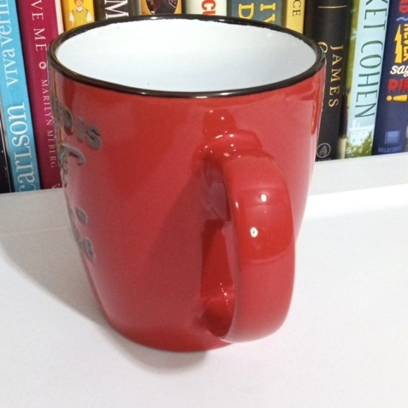 ALL YOU NEED IS LOVE & COFFEE ROYAL NORFOLK COFFEE MUG 16oz. - Picture 4 of 8